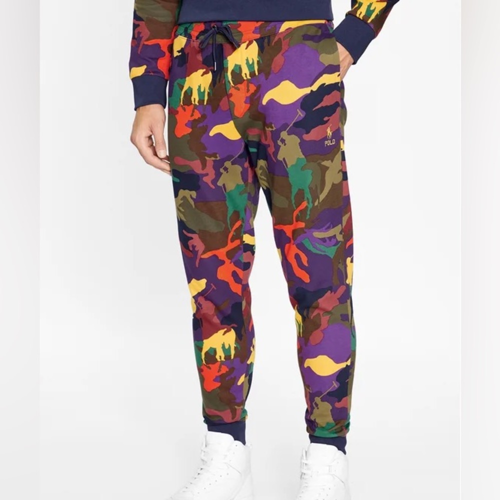 Men’s Polo Ralph Lauren Camouflage print Hoodie And Sweatpants